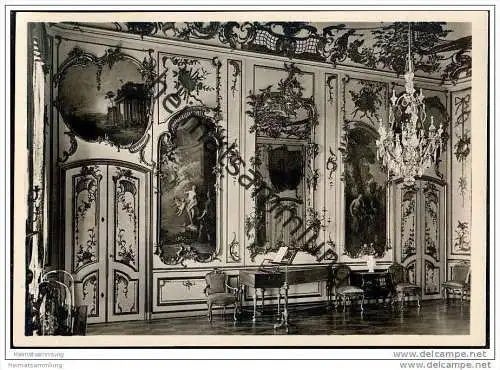 Potsdam - Sanssouci - Musikzimmer - Foto-AK Grossformat