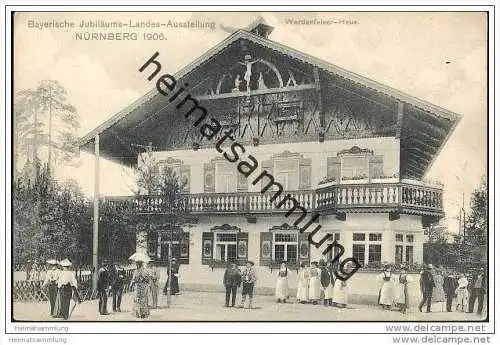 Nürnberg - Jubiläums-Landesausstellung 1906 - Werdenfelser-Haus