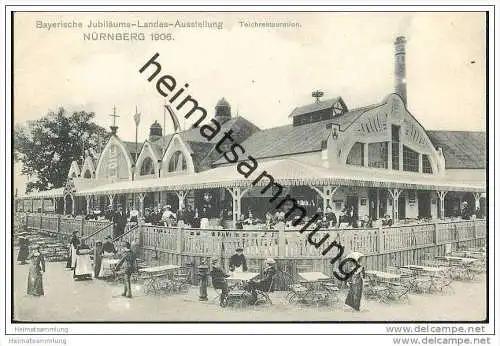 Nürnberg - Jubiläums-Landesausstellung 1906 - Teichrestauration