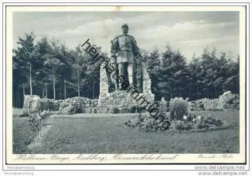 Hüttener Berge - Aschberg - Bismarckdenkmal