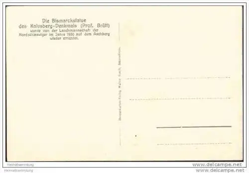 Hüttener Berge - Aschberg - Bismarckdenkmal