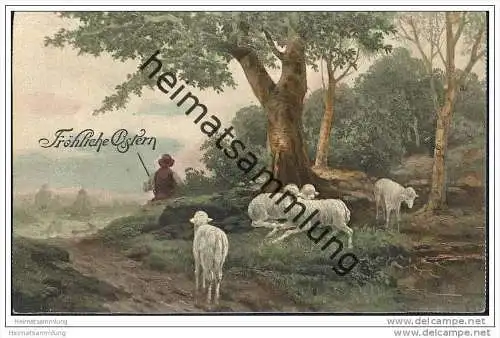 Fröhliche Ostern - Schafe