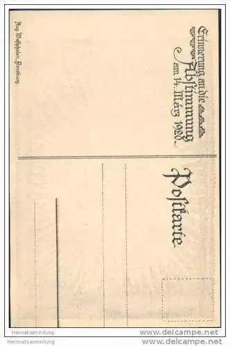 Flensburg - Bleibe Treu - Abstimmung am 14. März 1920