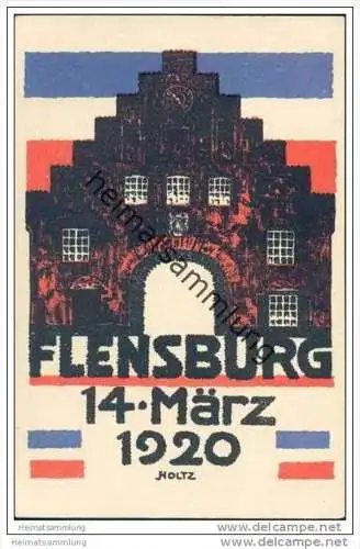 Flensburg - Abstimmung am 14. März 1920
