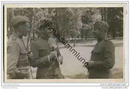 Schweizer Soldaten - Foto-AK