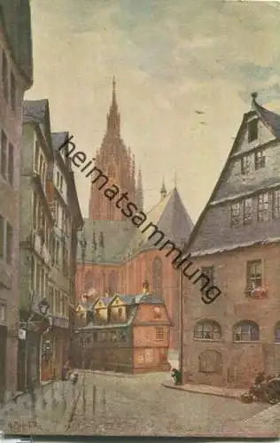 Frankfurt a. M. - Garküchen-Platz - signiert H. Müller