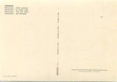 Taranto - Citta vecchia - AK Grossformat