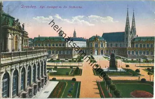 Dresden - Kleiner Zwinger - Hofkirche