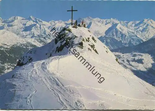 Gipfelkreuz Golmer Joch - AK Grossformat