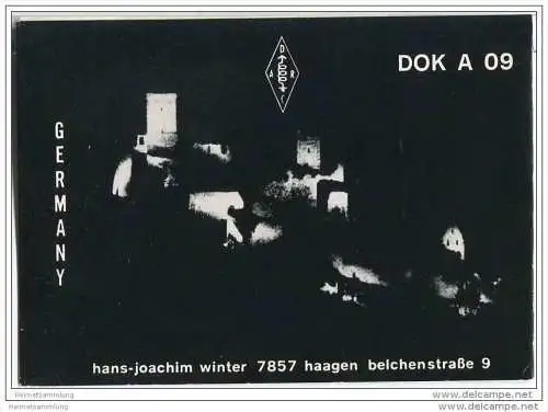 QSL - Funkkarte - DK6GA - Lörrach-Haagen - 1971 - Doppelkarte