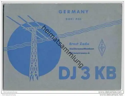 QSL - Funkkarte - DJ3KB - Untergruppenbach - 1963