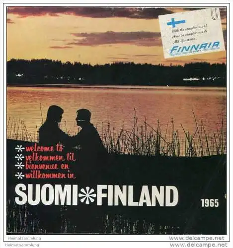 Finnland 1965 - Broschüre mit einem Vorwort vom President of Finnair - 136 Seiten mit unzähligen Abbildungen