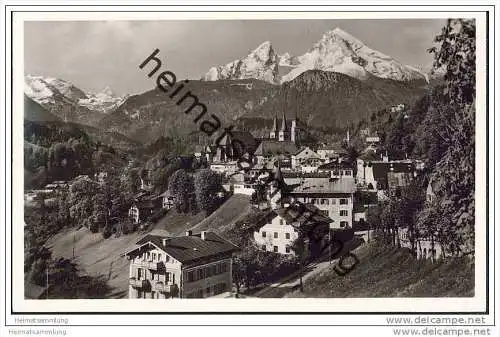Berchtesgaden - Watzmann - Foto-AK