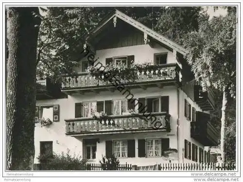 Bad Tölz - Gästehaus Am Waldeck Wackersbergerstr. 2 - Foto-AK Grossformat