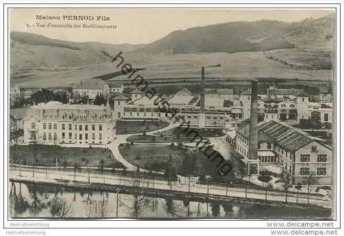 Pontarlier - Maison PERNOD Fils - Vue d' ensemble des Etablissements