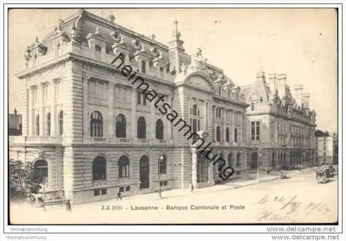Lausanne - Banque Cantonale et Poste