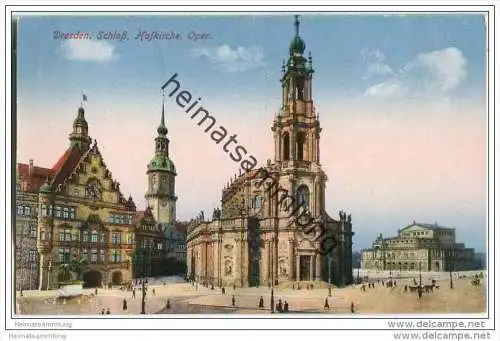 Dresden - Schloss - Hofkirche - Oper