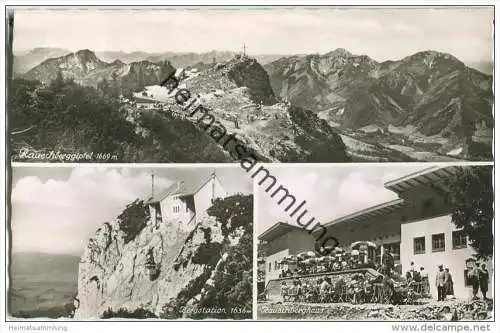 Rauschberghaus - Bergstation - Foto-AK