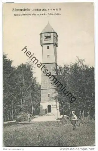Römerstein - Uracher Alb - Aussichtsturm des schwäbischen Albvereins