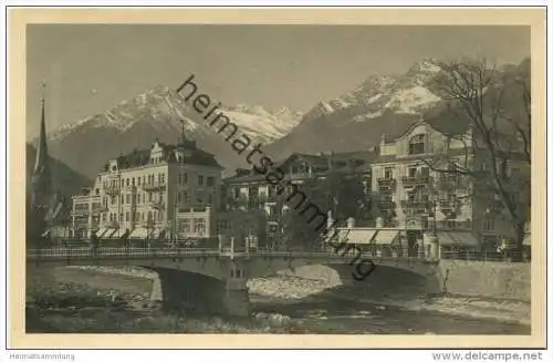 Merano - Ponte del Teatro - Foto-AK - Editore L. Morpurgo Roma