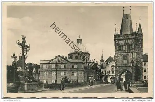 Prag - Altstädter Brückenturm - Foto-AK - Feldpost gel. 1942