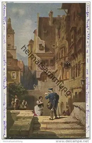 Karl Spitzweg - Der Briefträger