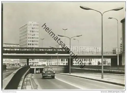 Berlin - Alexanderplatz - Autotunnel - Foto-AK