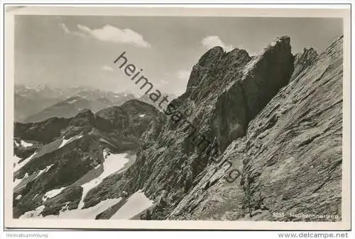 Heilbronnerweg - Plattenhang am Steinschartenkopf - Foto-AK - Verlag J. Heimhuber Sonthofen