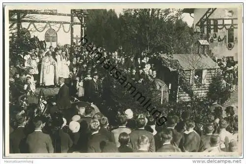 Prien am Chiemsee - Fronleichnamsprozession - Wagen Der Eremit - Foto-AK