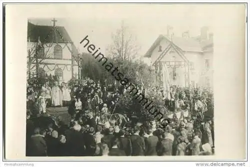 Prien am Chiemsee - Fronleichnamsprozession - Segnung - Foto-AK