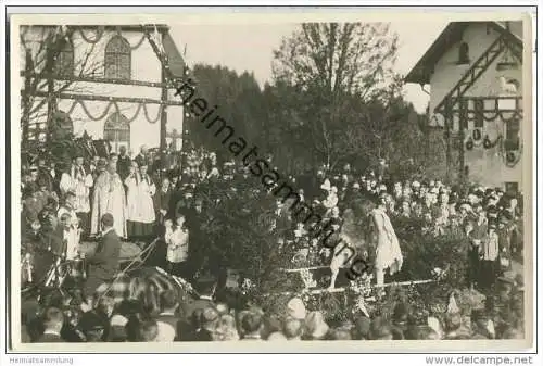 Prien am Chiemsee - Fronleichnamsprozession - Wagen Kain und Abel - Foto-AK