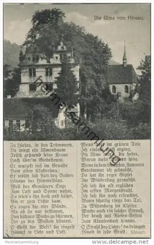 Die Ulme von Hirsau - Gedicht - Verlag C. Fuchs Calw ca. 1910