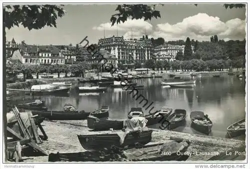 Lausanne Ouchy - Le Port - Foto-AK