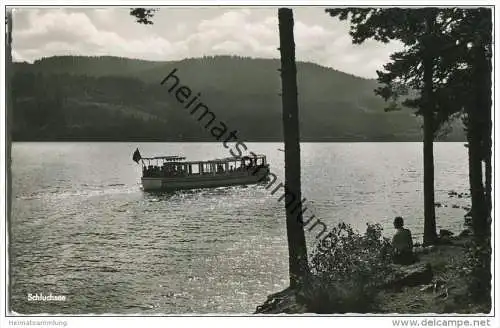Schluchsee - Fahrgastschiff - Foto-AK