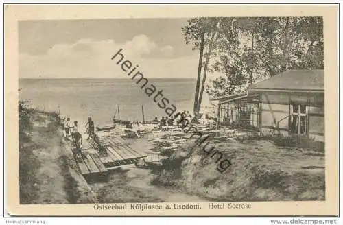 Ostseebad Kölpinsee auf Usedom - Hotel Seerose - Verlag Julius Simonsen Oldenburg