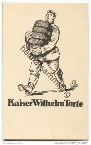 Feldpostkarte - Kaiser Wilhelm Torte
