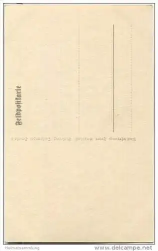 Feldpostkarte - Du Ari schießt ihr heite