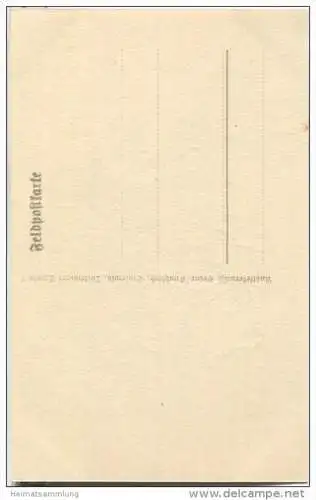 Feldpostkarte - Mensch jetzt hängste