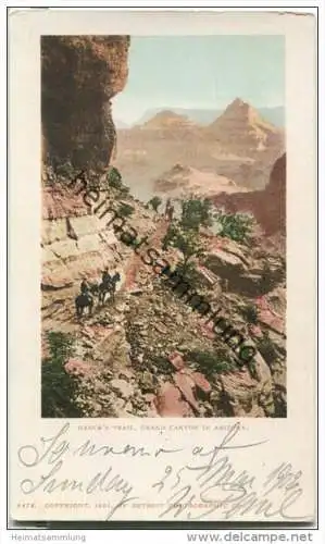 Arizona - Hance's Trail - Grand Canyon of the Colorado River - Privat Mailing Card