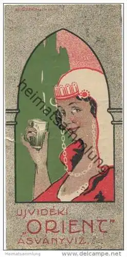 Ujvideki Orient Asvanyviz - Serbien - Hotel Sticker 6,5cm x 13,5cm