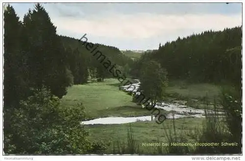 Nistertal bei Heimborn - Kroppacher Schweiz - Foto-AK - Verlag Foto Klöckner Hachenburg gel. 1964