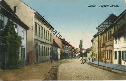 Lucka - Pegauer Straße - Verlag A. Zetsche Lucka