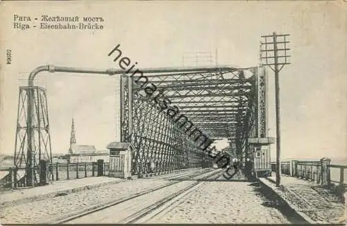 Riga - Eisenbahnbrücke - Verlag Stengel & Co. GmbH Dresden