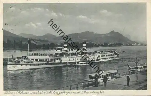 Der Rhein und das Siebengebirge - Verlag Paul Vorsteher Bad Godesberg - gel. 1938