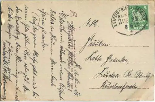 Streumen - Gasthof - Verlag Emil Richter Oschatz - Bahnpost