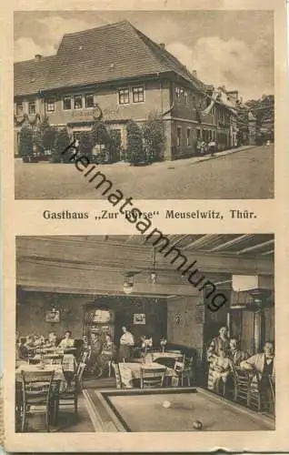 041287Meuselwitz - Gasthaus Zur Börse Inhaber Alexander Jarasch - Billard - Verlag Georg Kühn Meuselwitz