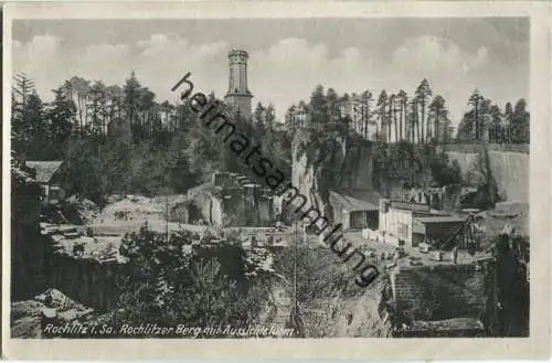 Rochlitzer Berg - Aussichtsturm - Verlag Franz Landgraf Zwickau