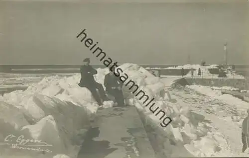 Warnemünde - Foto-AK - Foto C. Eggers Warnemünde - Atelier Rembrandt Rostock