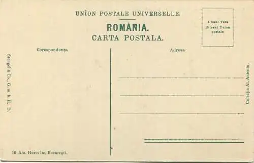 Expositia Nationala 1906 - Castelul Tepes Voda - Stengel & Co. Dresden