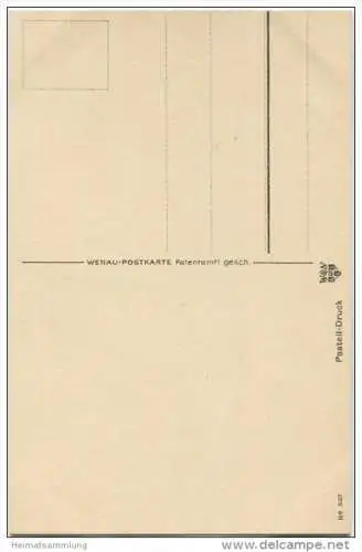 Früchte - Pfirsiche - Catharina C. Klein - N° 897 - Pastell-Druck - Wenau-Postkarte